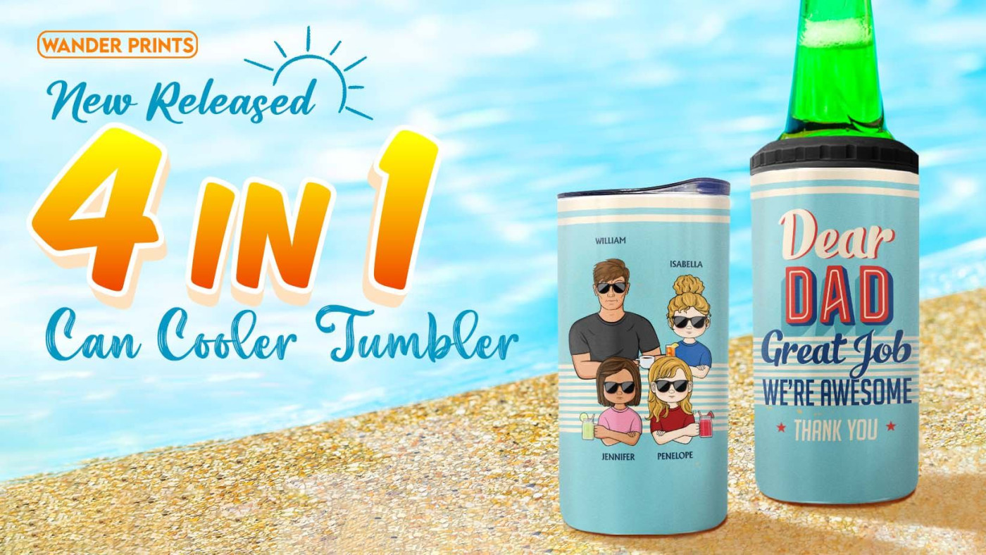 4 in 1 Can Cooler Tumbler - New Released Product