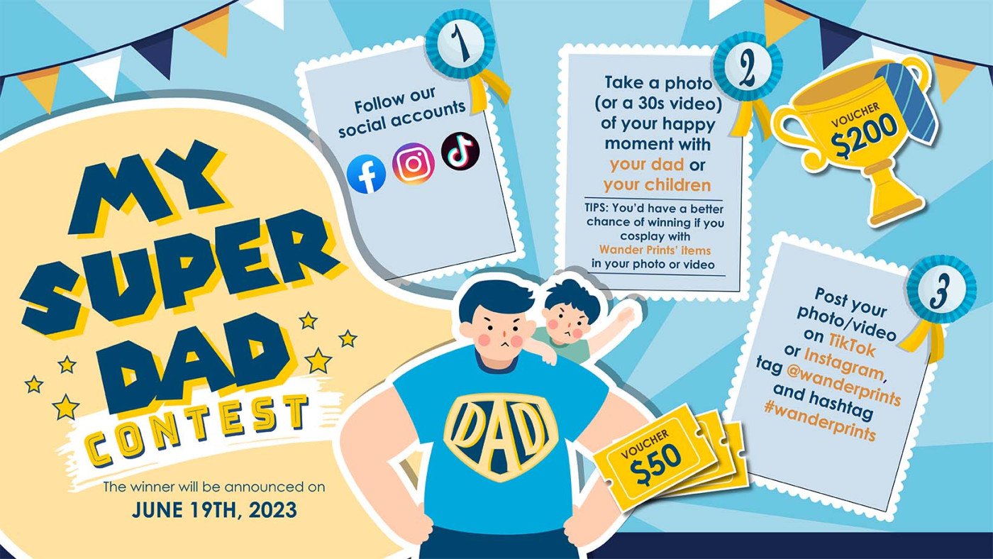 Wander Prints Father's Day Contest 2023