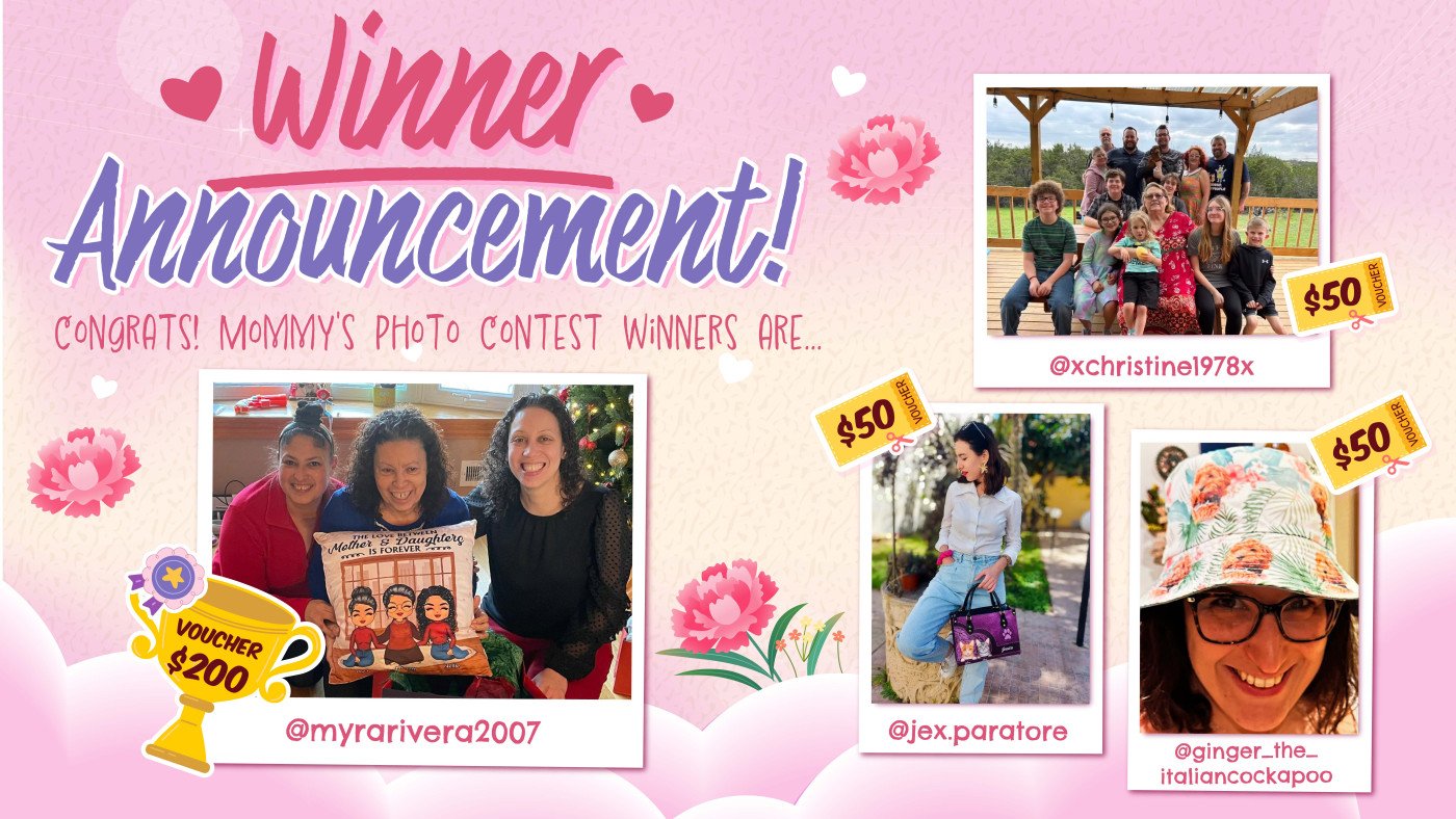 Announcing Winner of Mother's Day Contest
