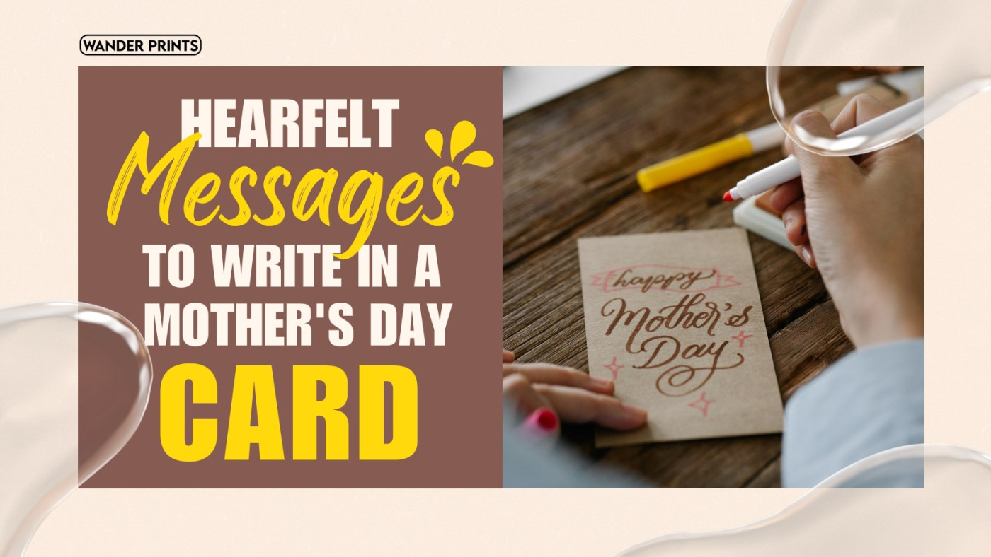 Heartfelt Mother's Day Messages to Write in a Card