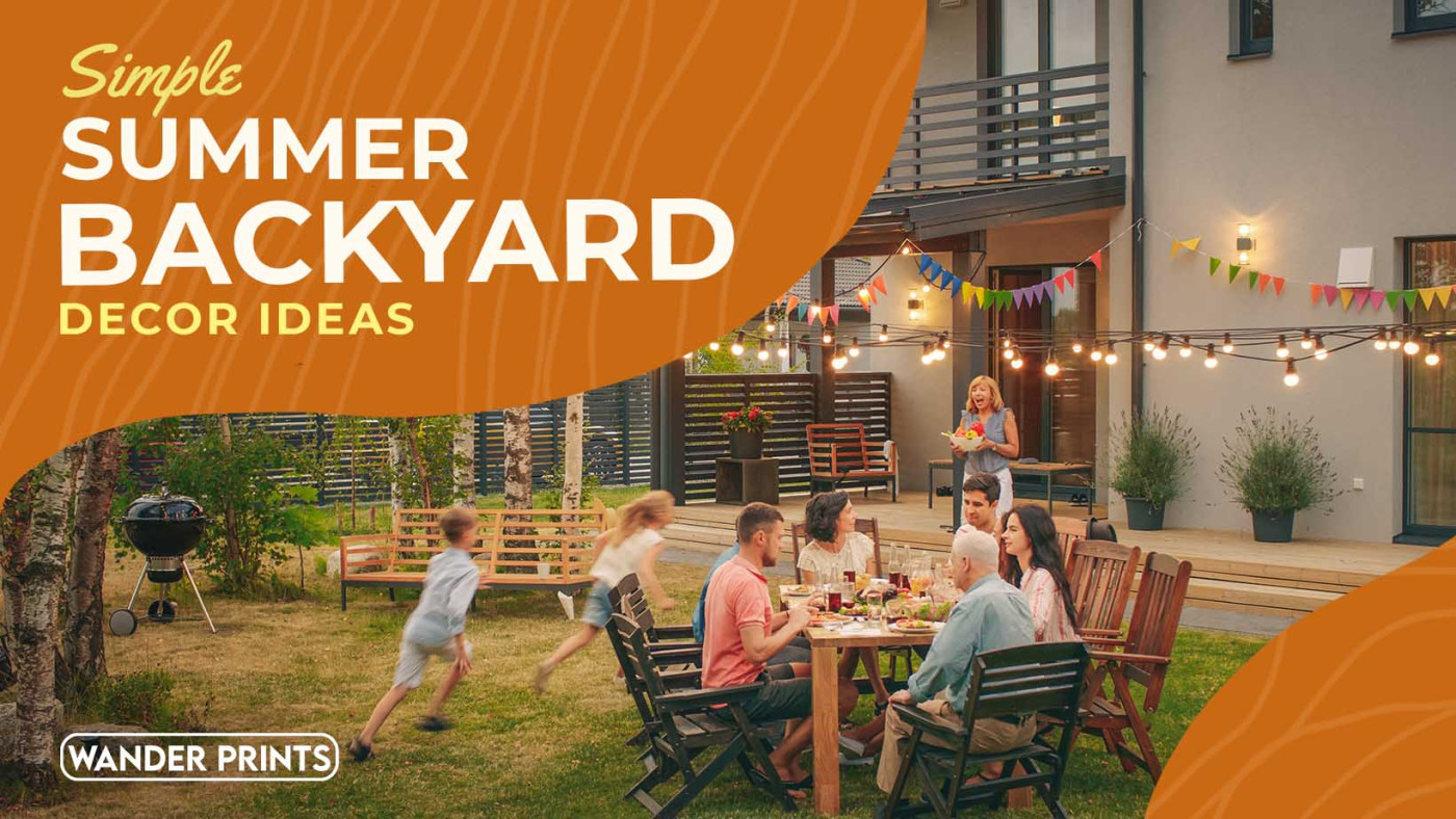 Simple Summer Backyard Decor Ideas