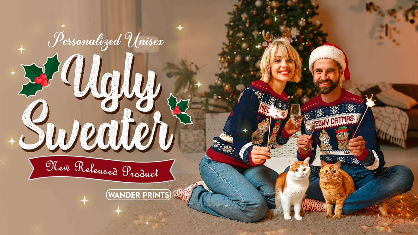Personalized Unisex Ugly Sweater - New Released Product