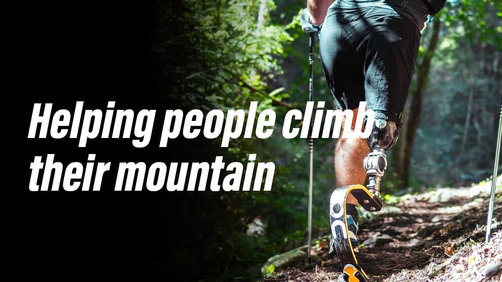 Helping people climb their mountain