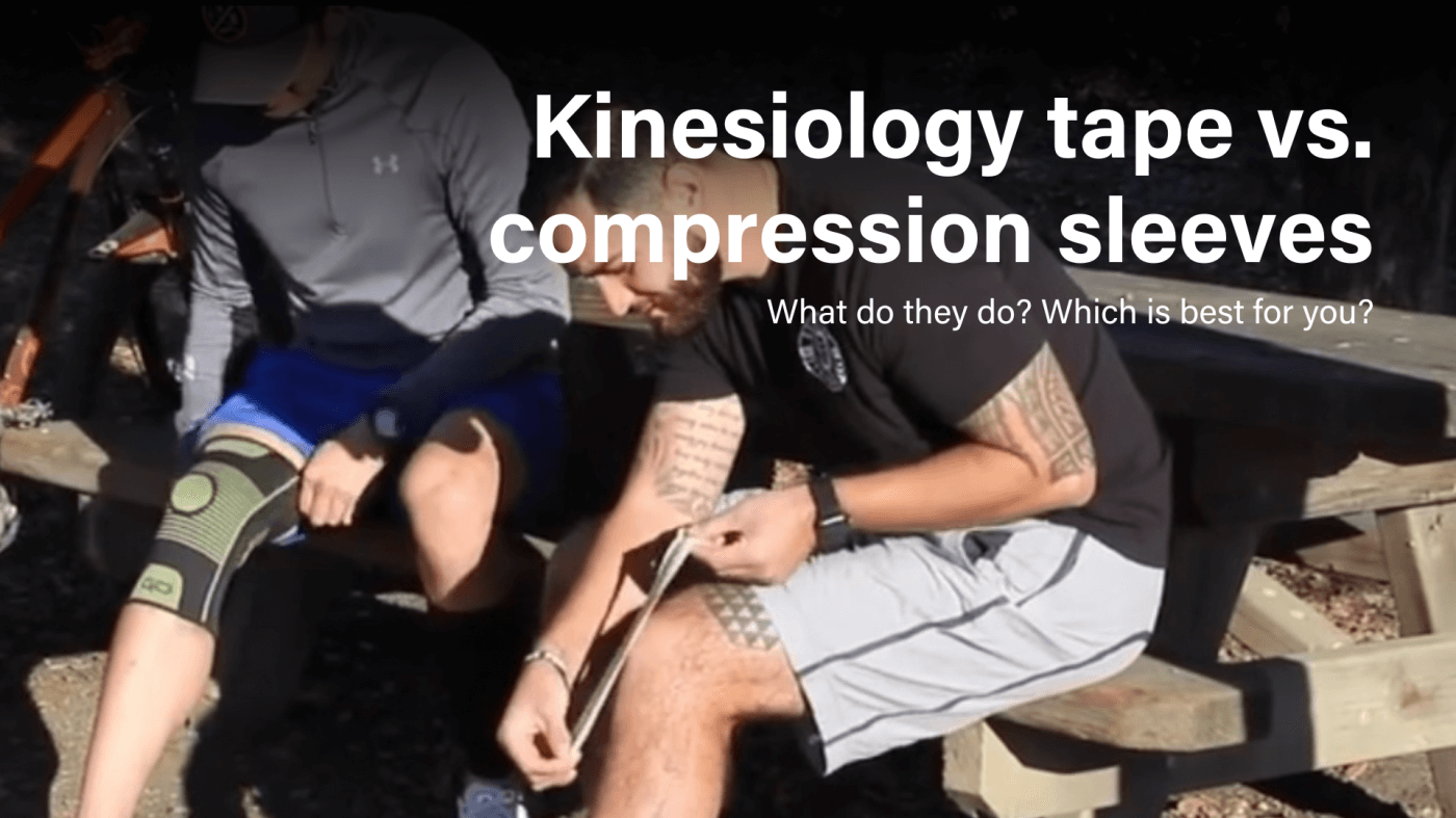 Kinesiology Tape vs. Compression Sleeves