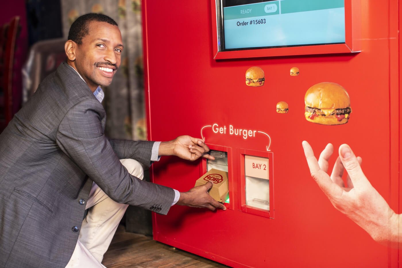 Black-Owned Burger Vending Machine, Roboburger, Raised $10 Million