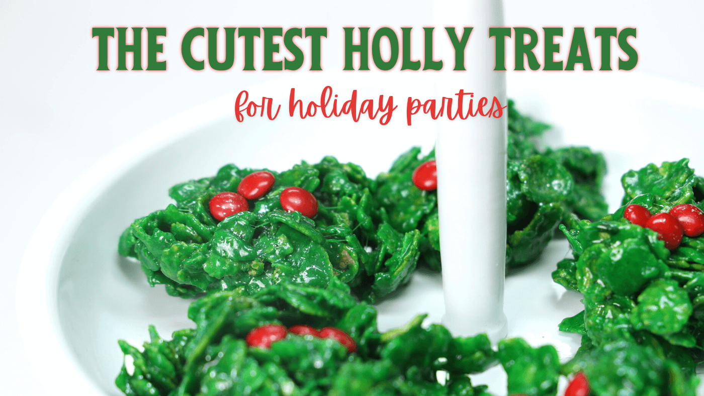 Holly Wreath Cookies