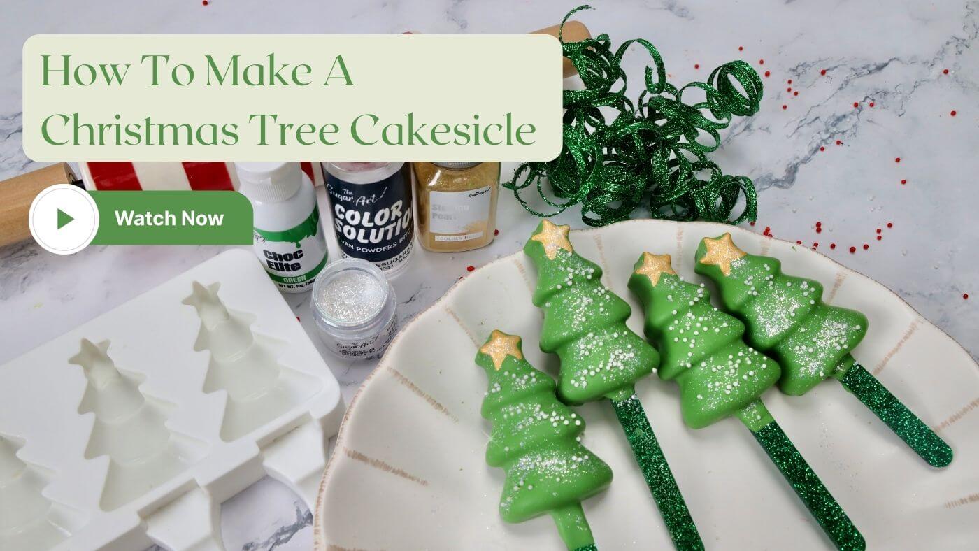 How To Make A Christmas Tree Cakesicle