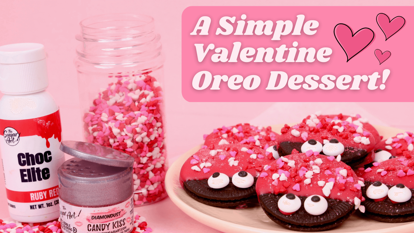 love bug oreo cookies for Valentine's Day