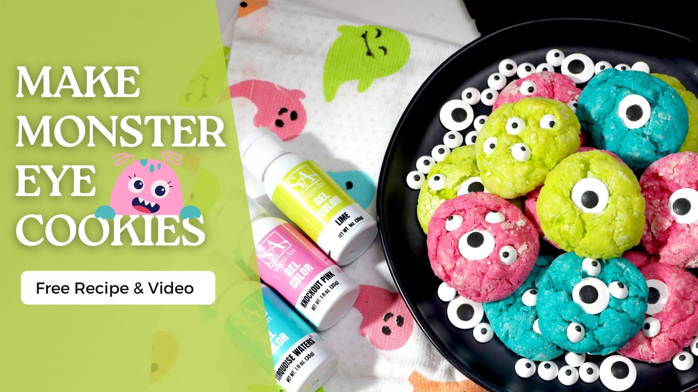 Monster Eye Cookies - A Fun and Easy Recipe!