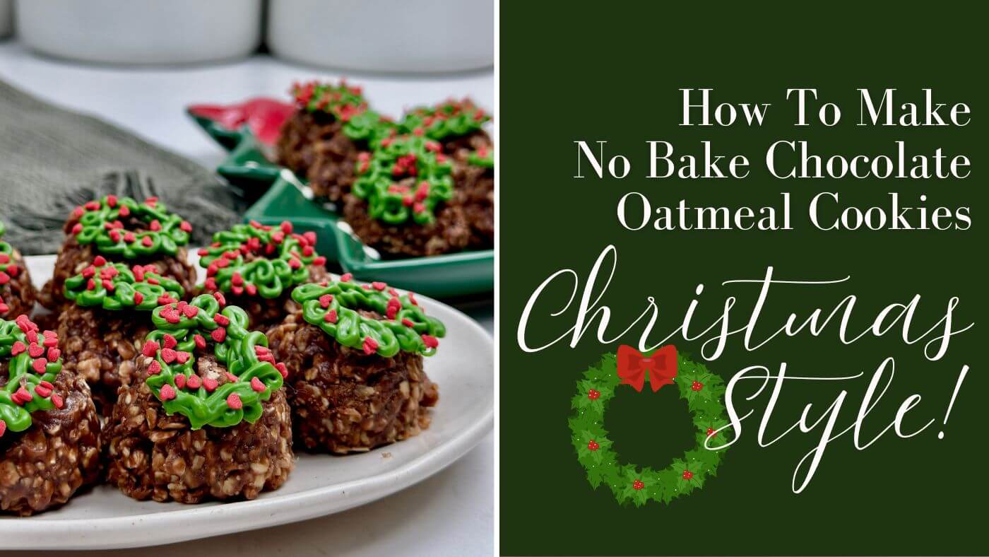 No Bake Chocolate Oatmeal Cookies