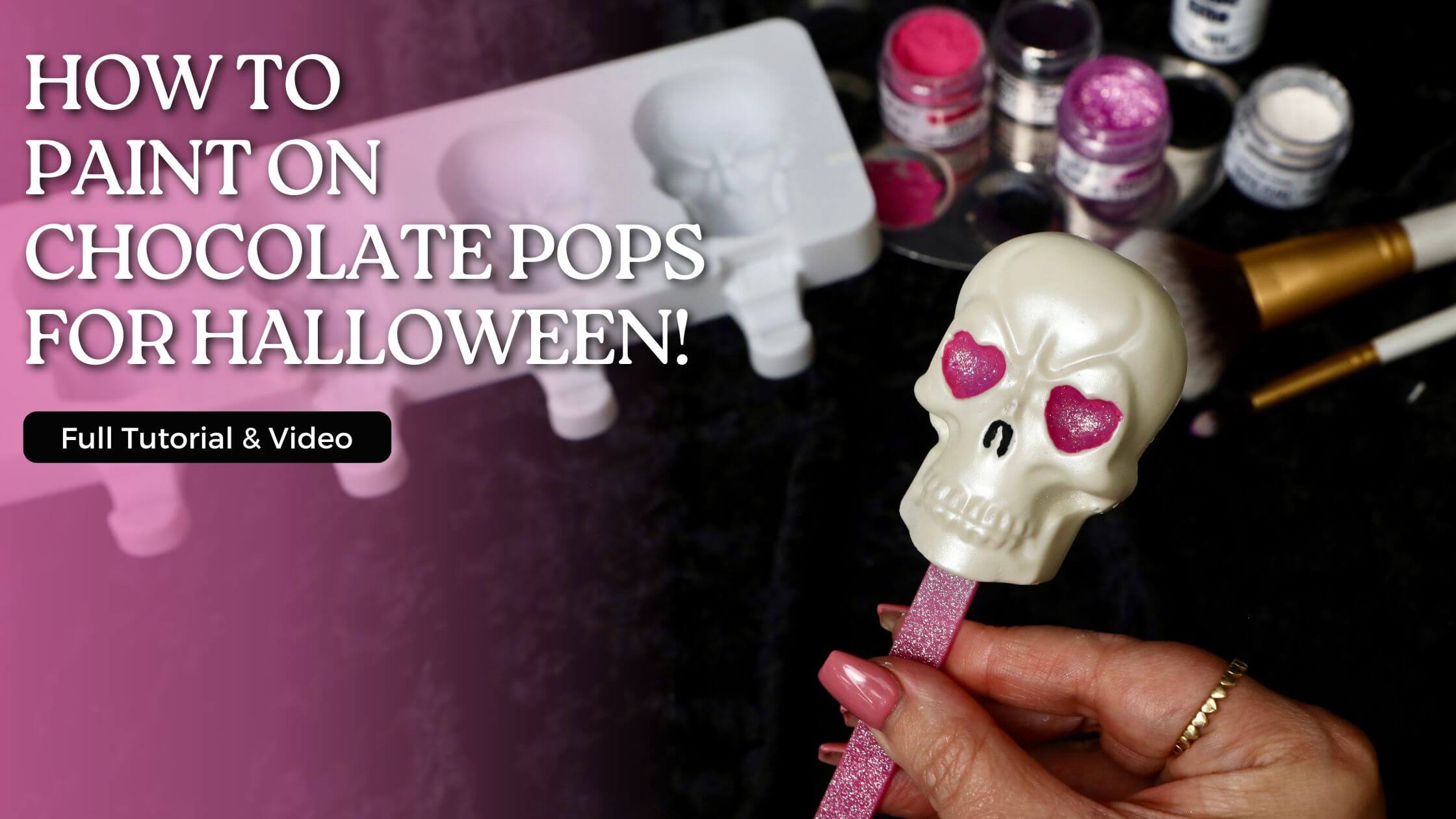 How To Paint On Chocolate Pops!