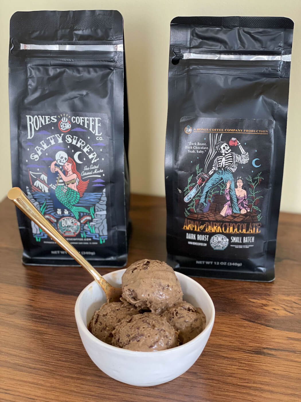 Recipe: Bones Coffee Salty Siren Ice Cream