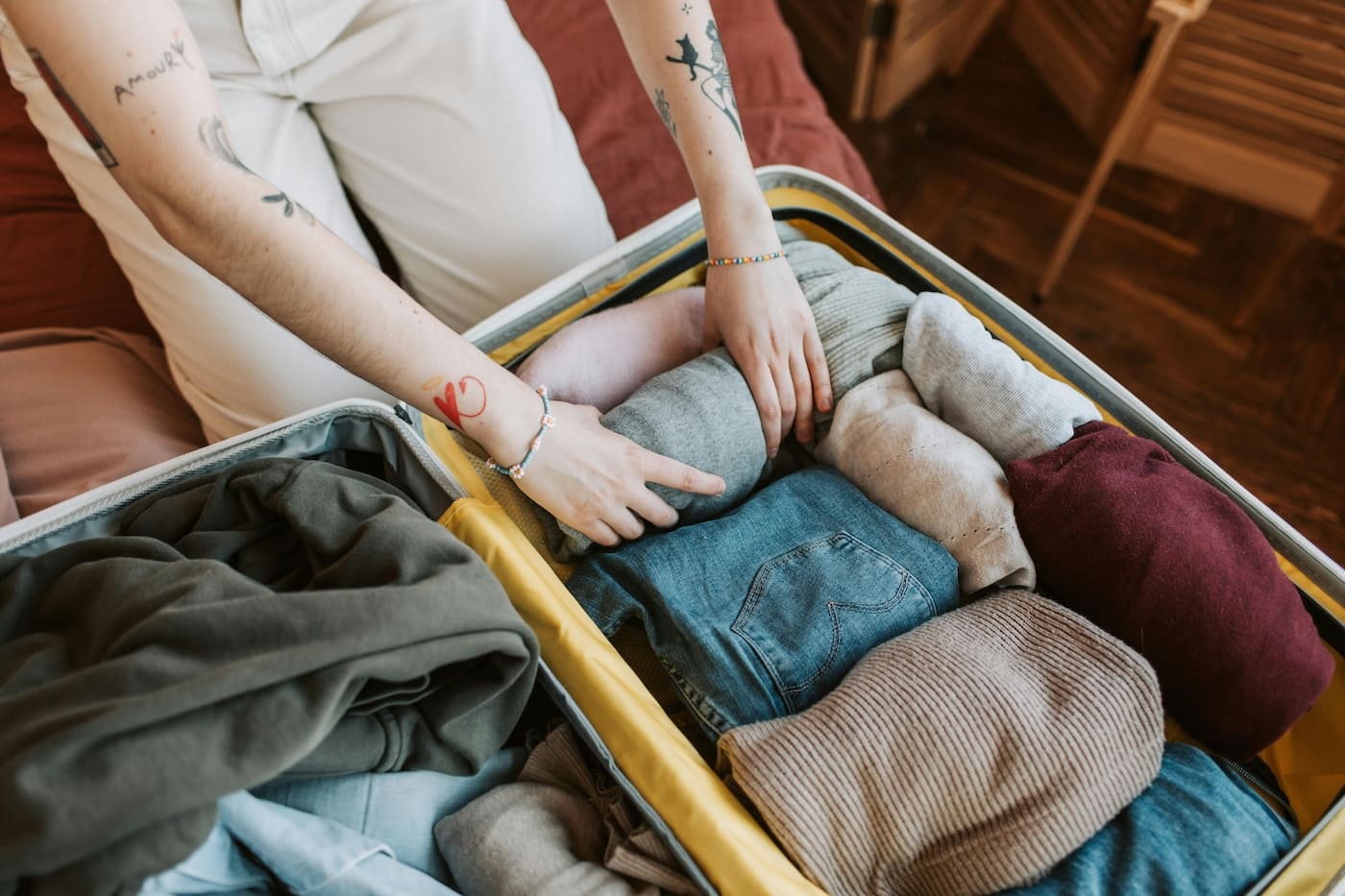 wrinkle-free packing tips