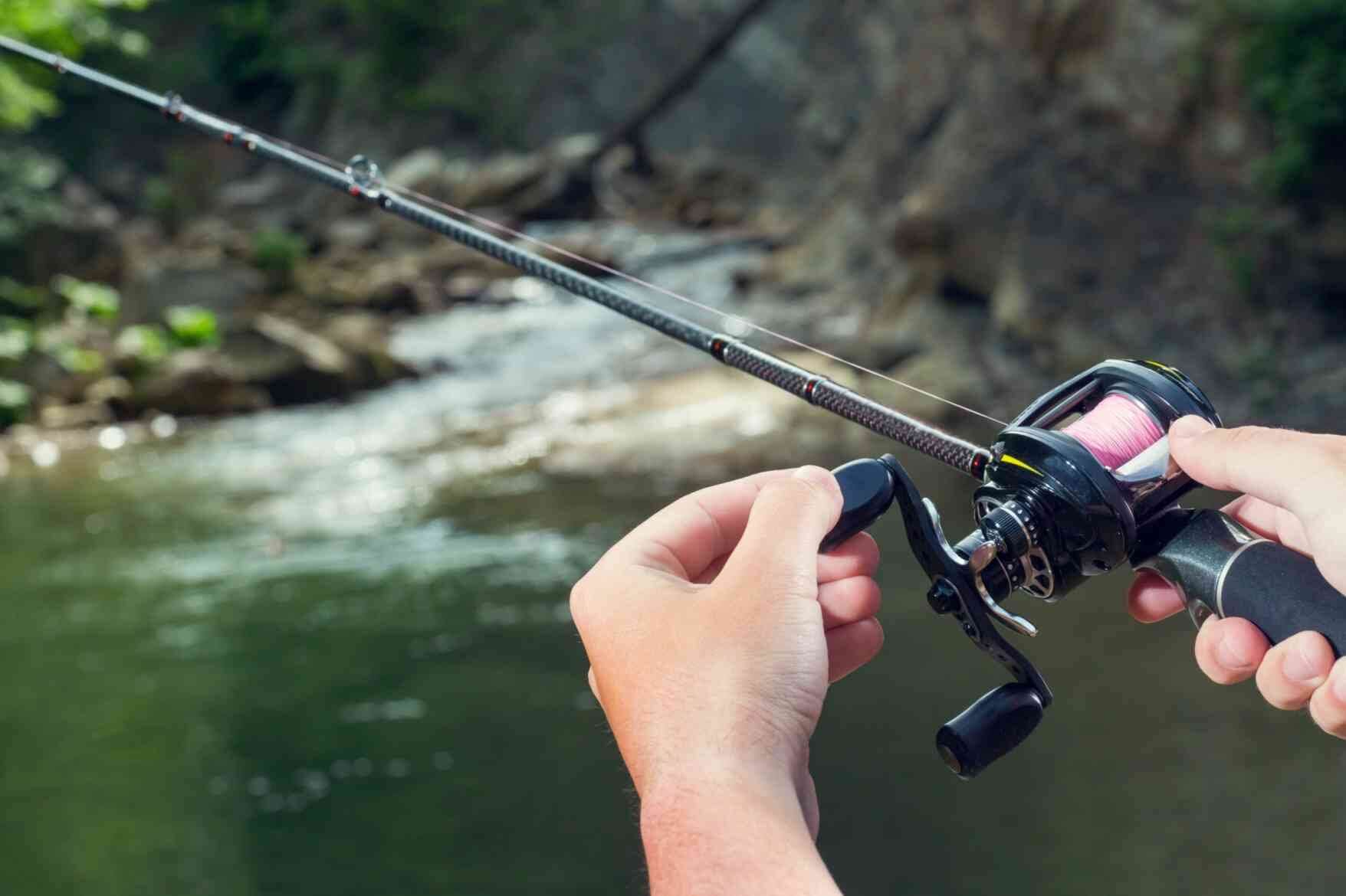 Cast lighter lures with short rods