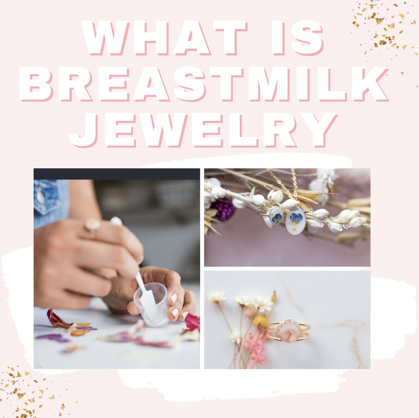 Breastmilk jewelry: A way to commemorate your breastfeeding