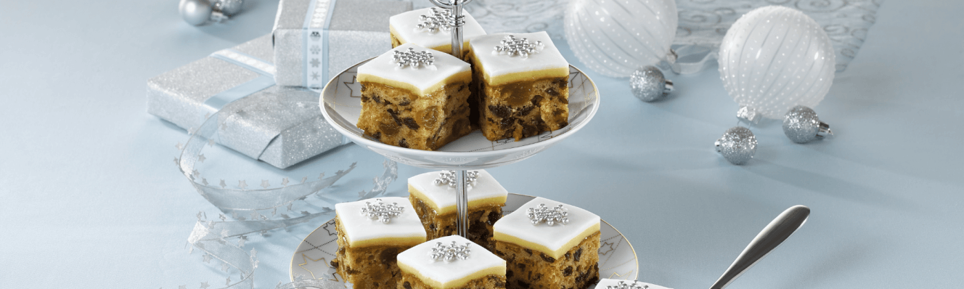 Christmas cake bites