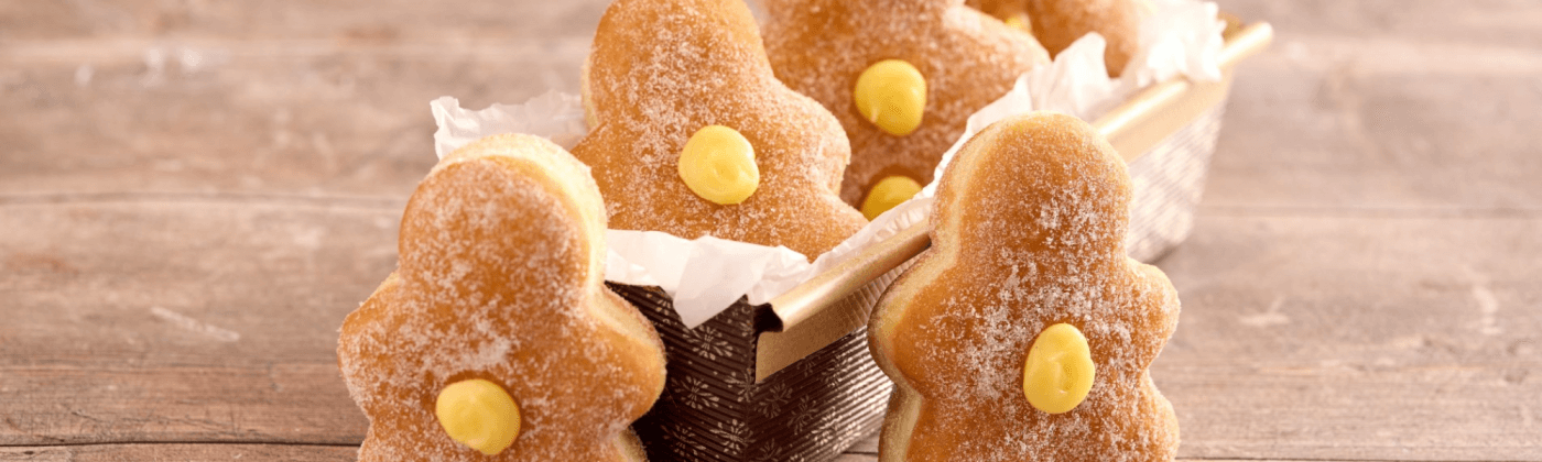 Gingerbread doughnut men