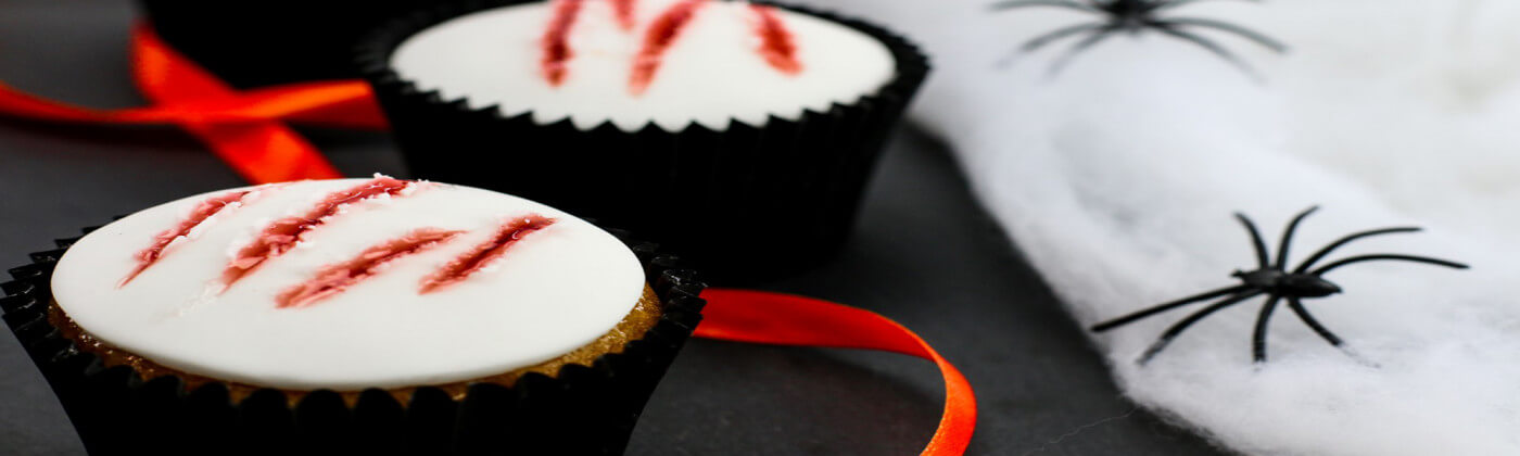 Horror style cupcakes