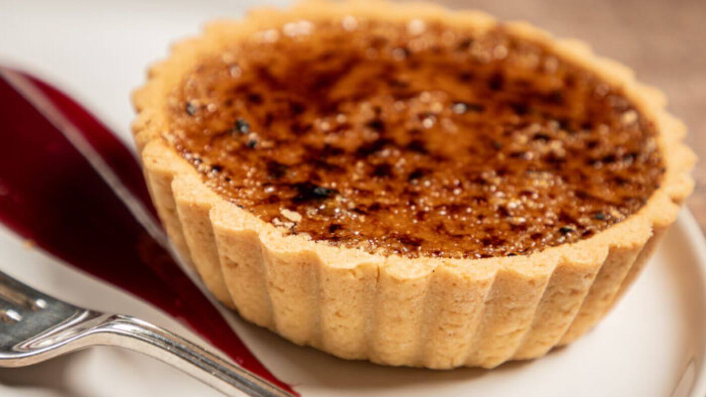 Brûléed caramel tarts recipe with BFP, Macphie and Piddy