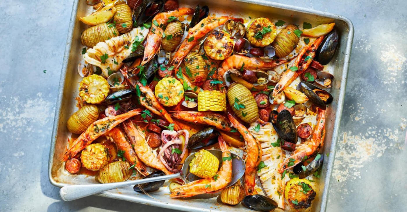 Easy Seafood Roast Dinner