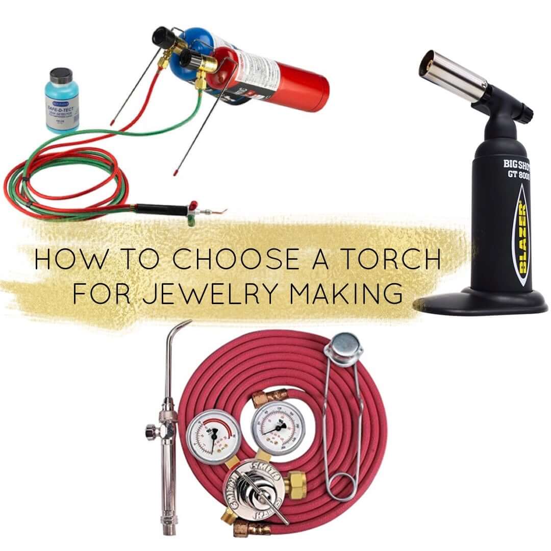Smith Little Torch With 5 Tips and Oxygen & Fuel Regulators Jewelry  Soldering Kit 