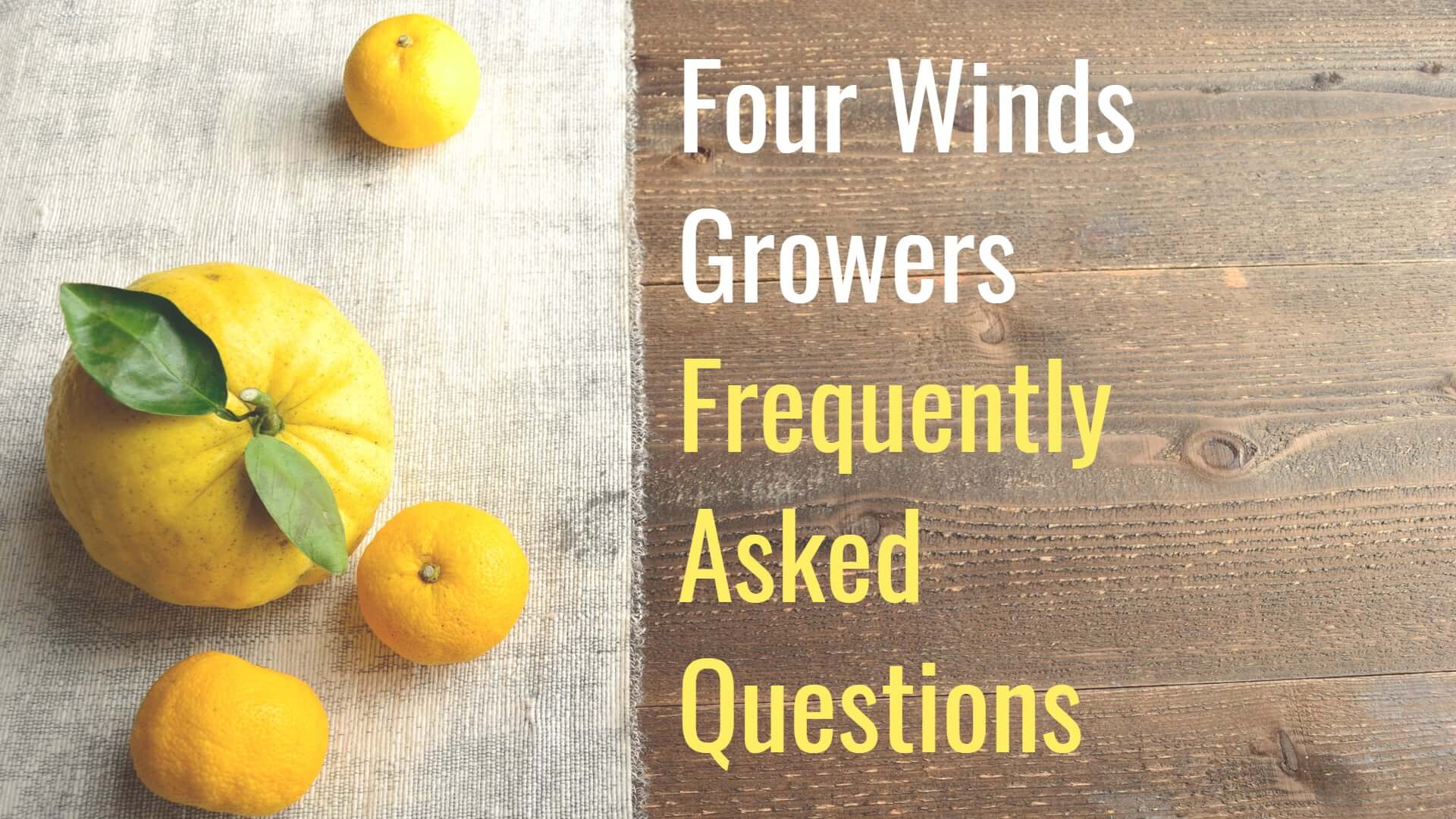 Four Winds Growers Customer Questions