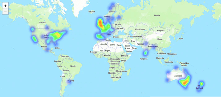 Customer Heat Map