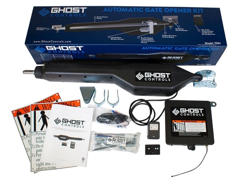 TSS1 Single Automatic Gate Opener Kit from Ghost Controls