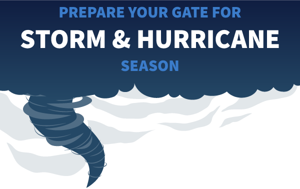 Gate Opener Security in Stormy Times: Your Hurricane Checklist