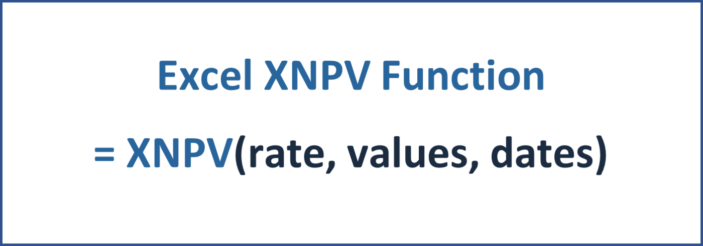 XNPV Function - Financial Modeling