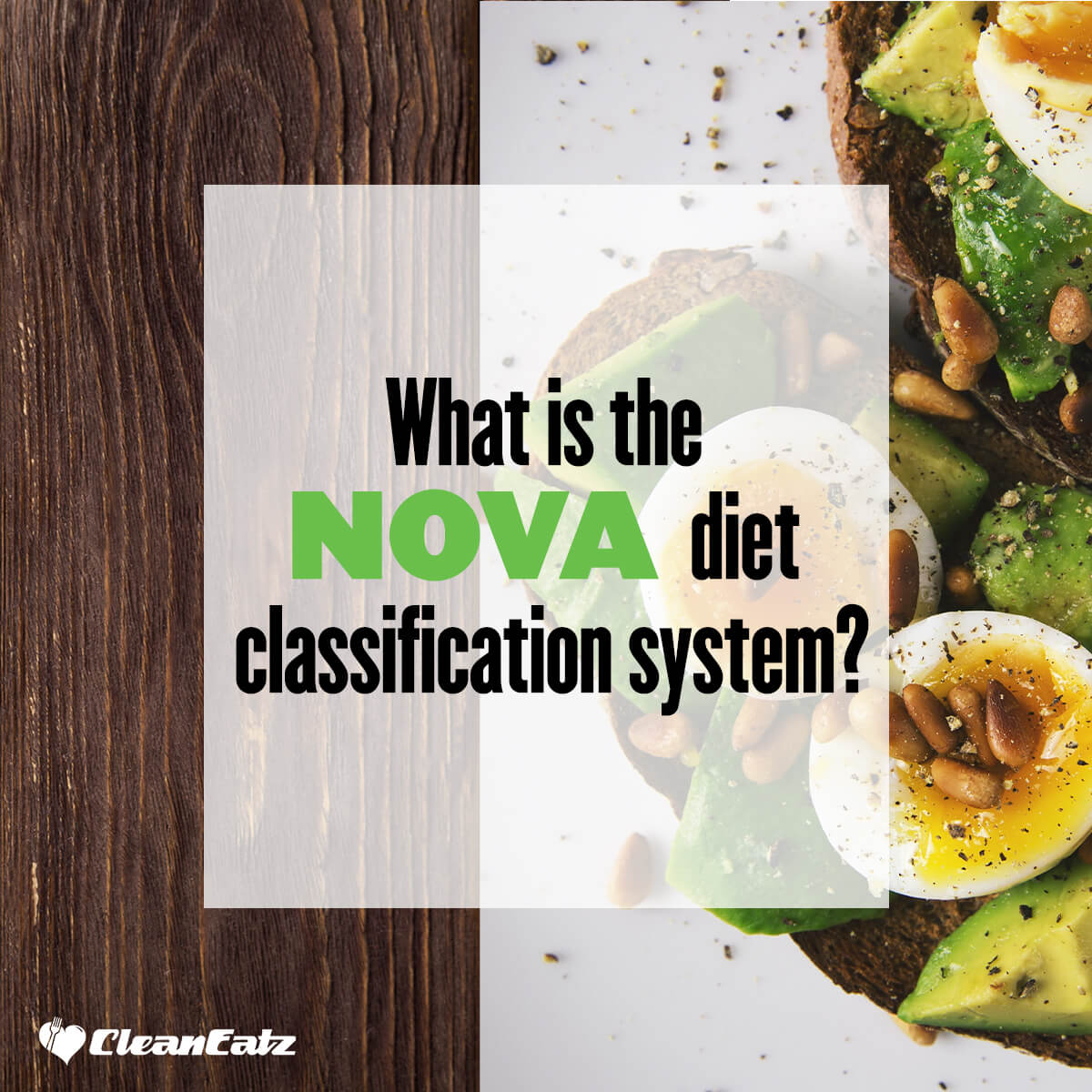 CLEAN EATZ   What Is The NOVA Diet Classification System 
