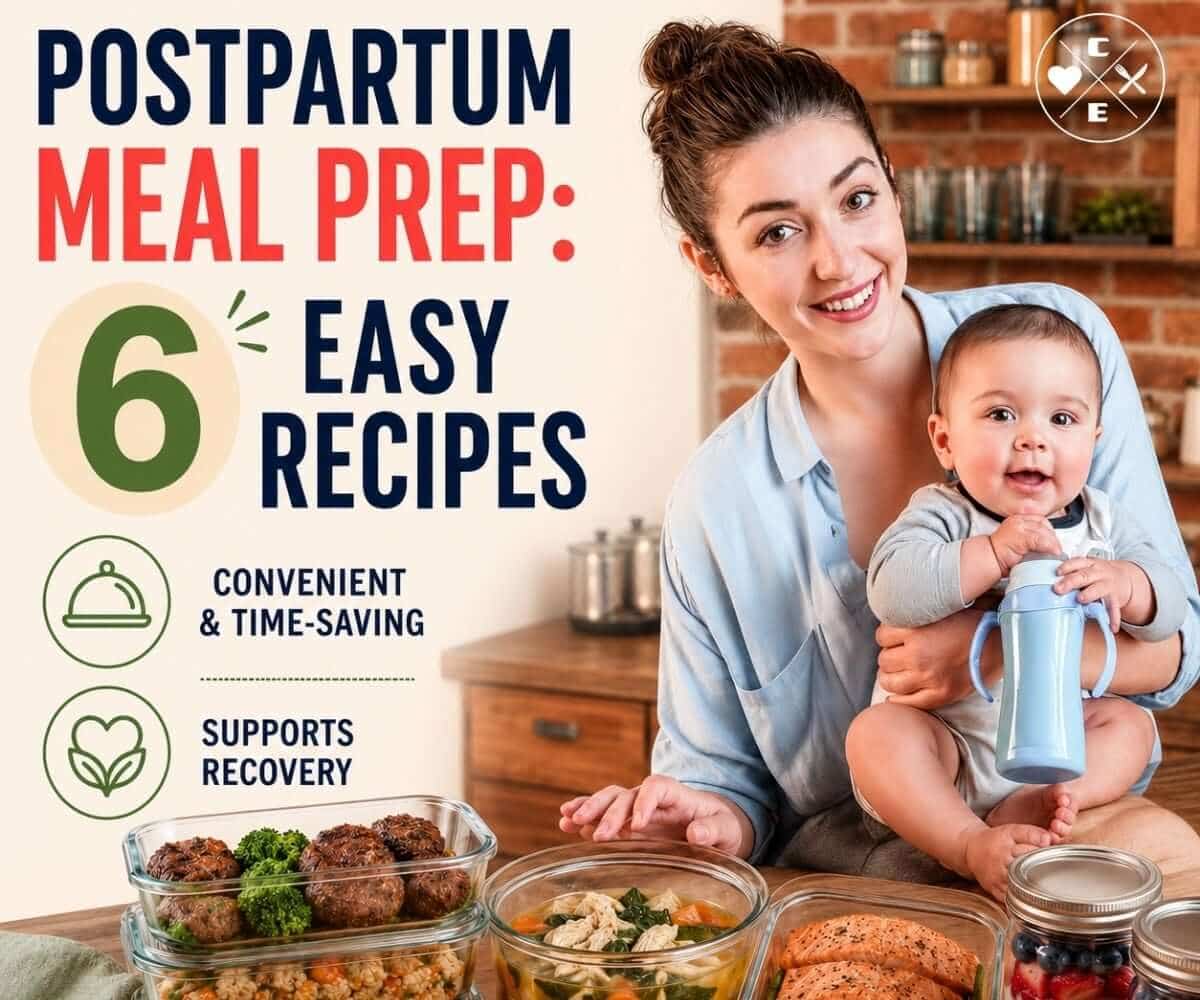Postpartum Meal Prep: 6 Easy Freezer Recipes