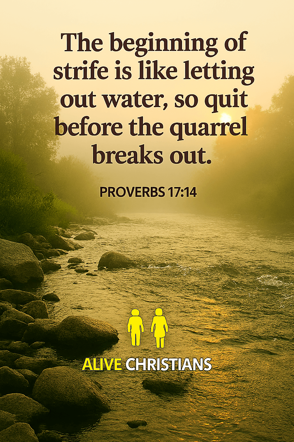 strife and quarrel scripture