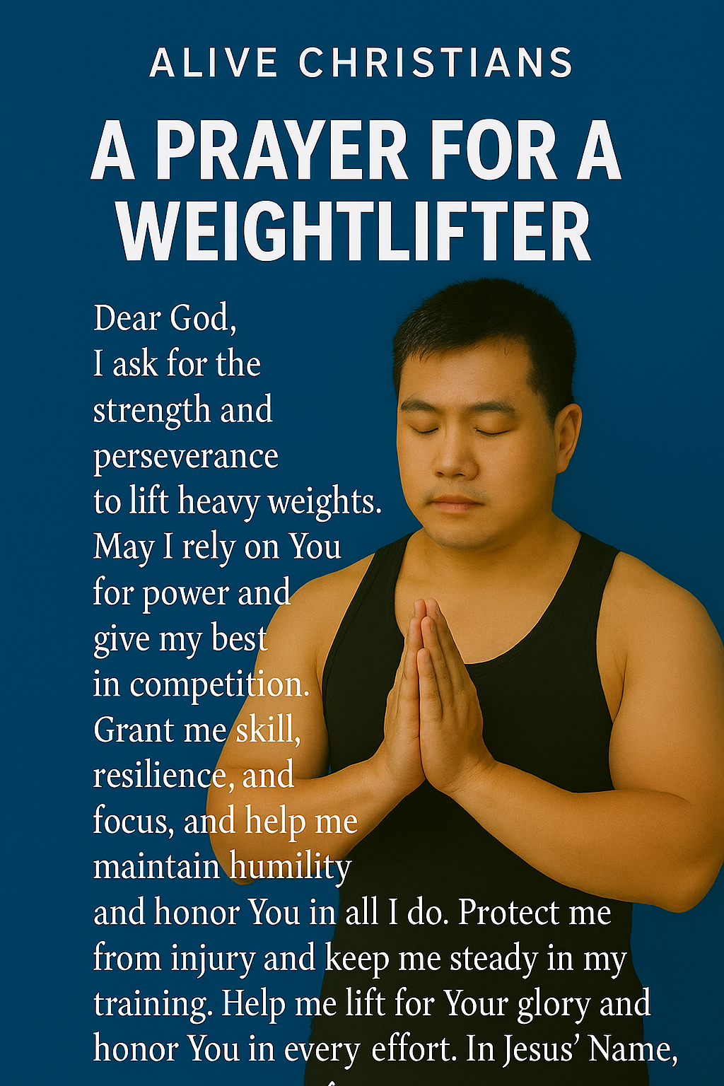 weightlifter prayer for success