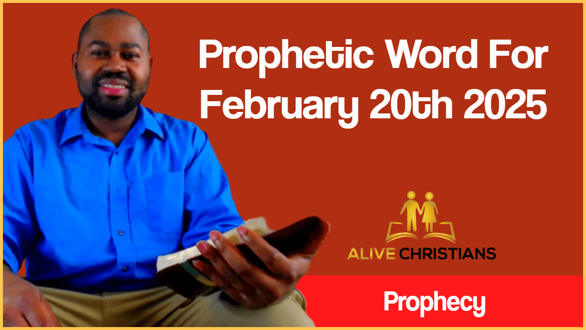 Prophetic Word Of The Day For February 20th  (School of Prophets)