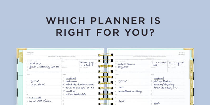 Which Planner Is Right For You?