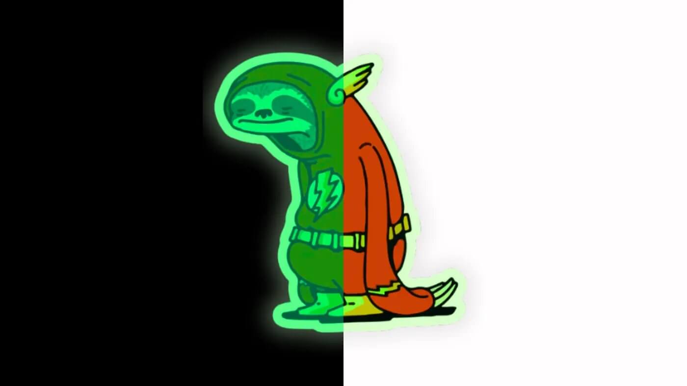 Custom Glow in the Dark Stickers