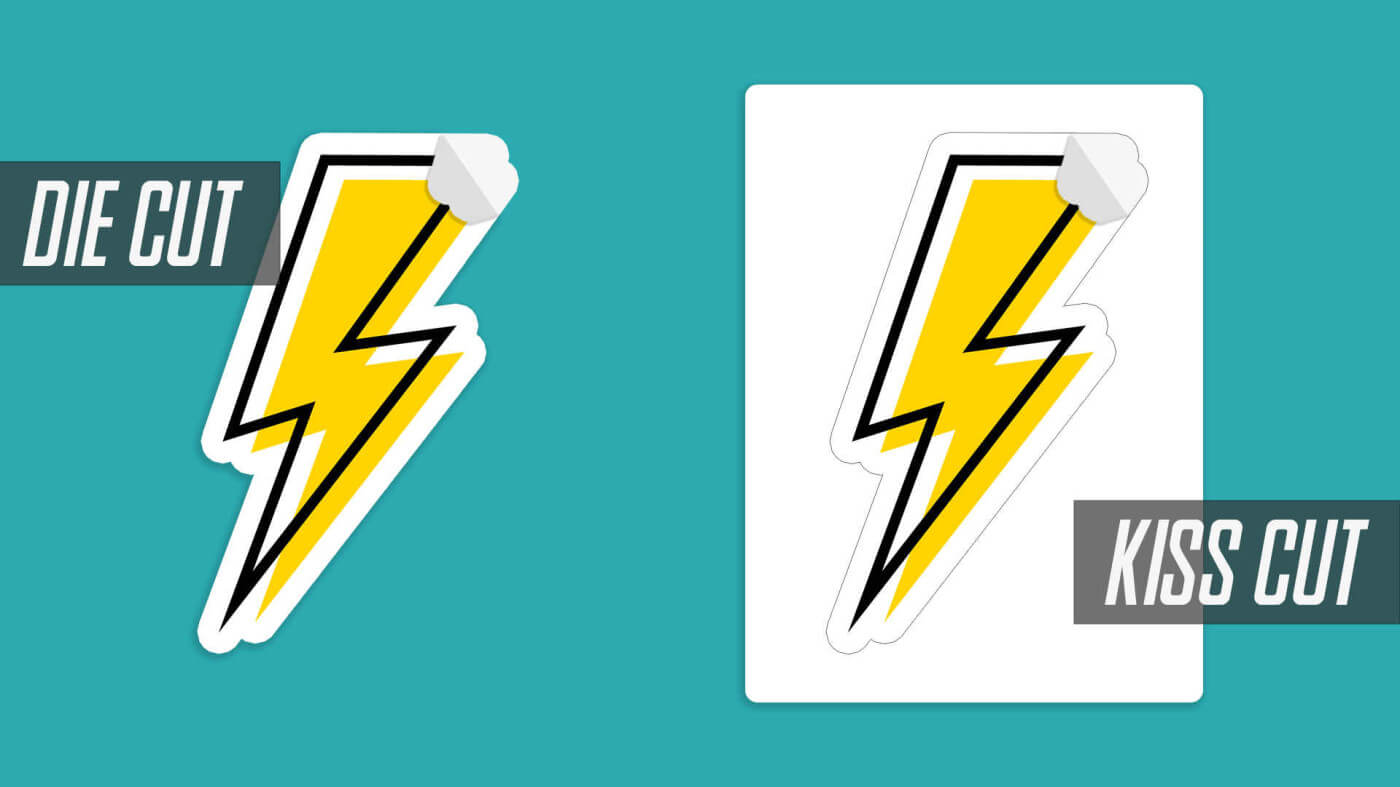 Die Cut vs Kiss Cut Stickers: What's the Difference?