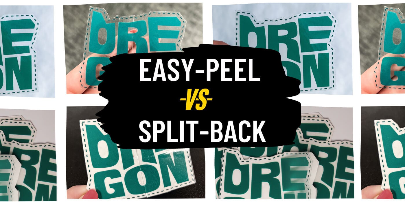 Why Easy-Peel Stickers Are Better than Split-Back