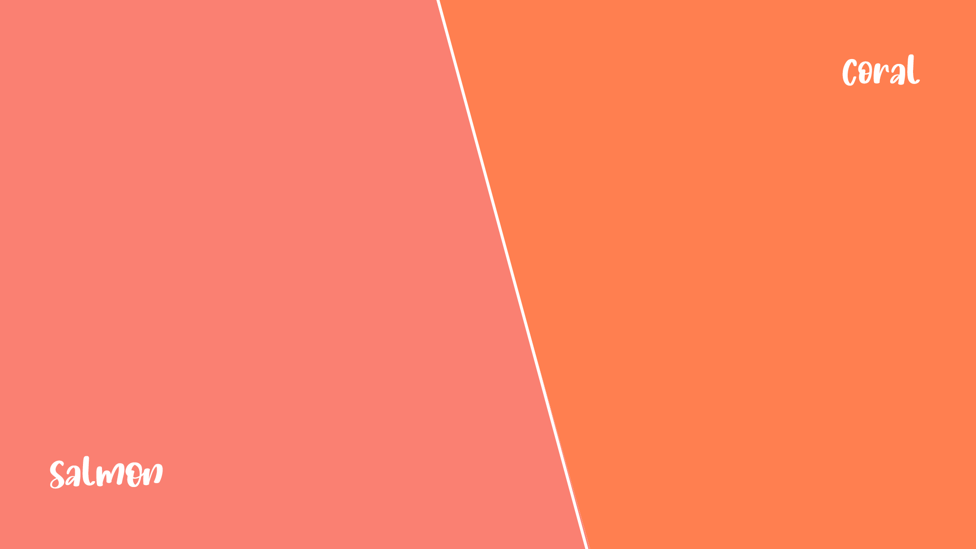 What's the Difference Between Salmon and Coral Colors?