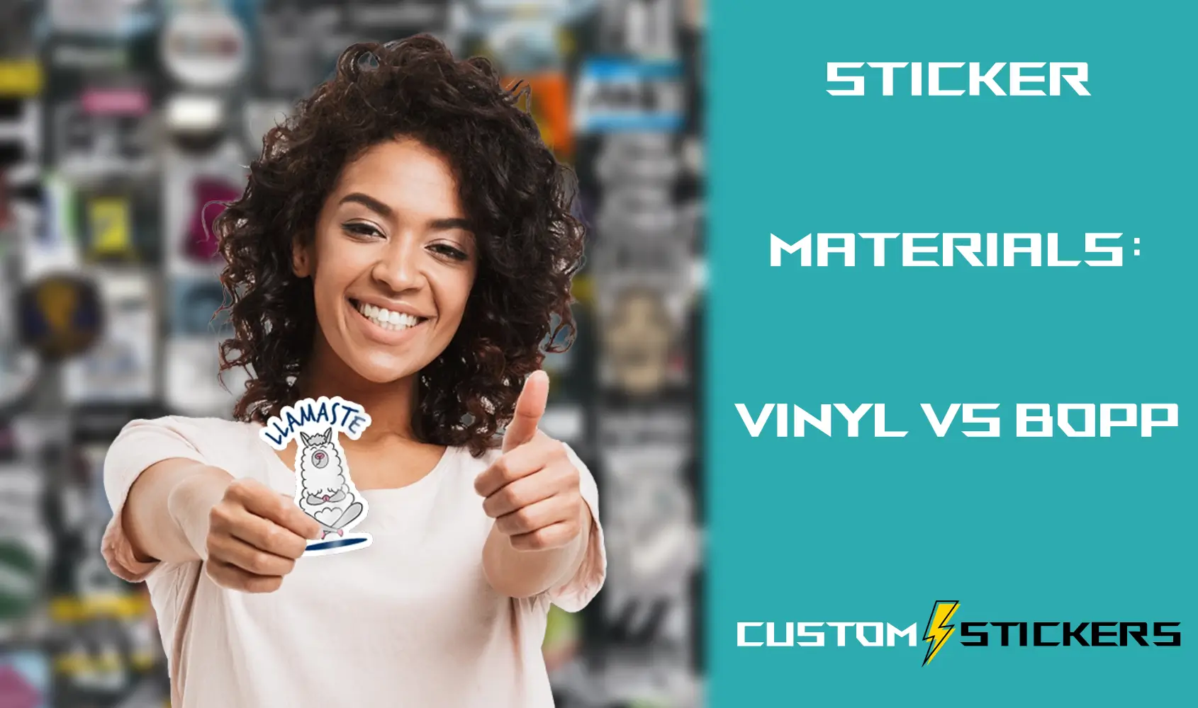 Sticker Materials: Vinyl vs BOPP Comparison