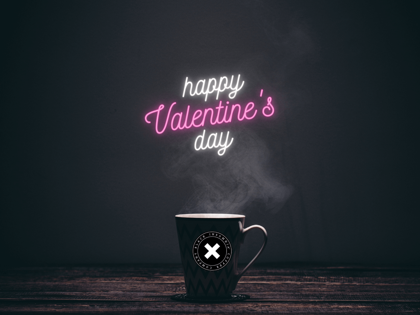 Cute Hearts Iced Coffee Cup Cold Brew Valentine's Day 