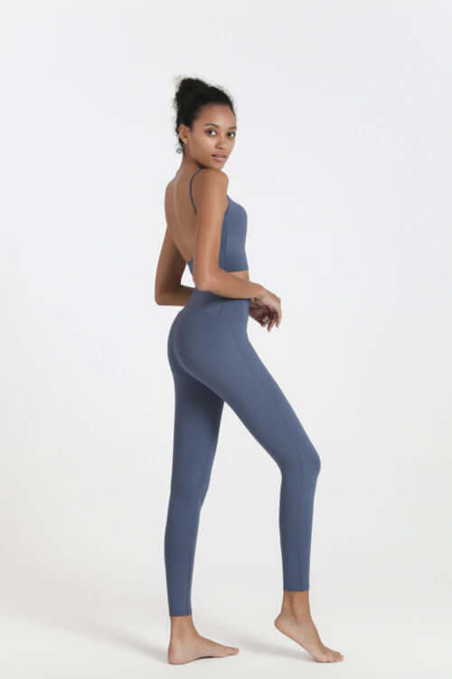 Balance Active Women's Yoga Leggings No Front Seam High Waist Skinny Pants  Super Comfortable Breathable Long Pants Fitness Jogger Pants