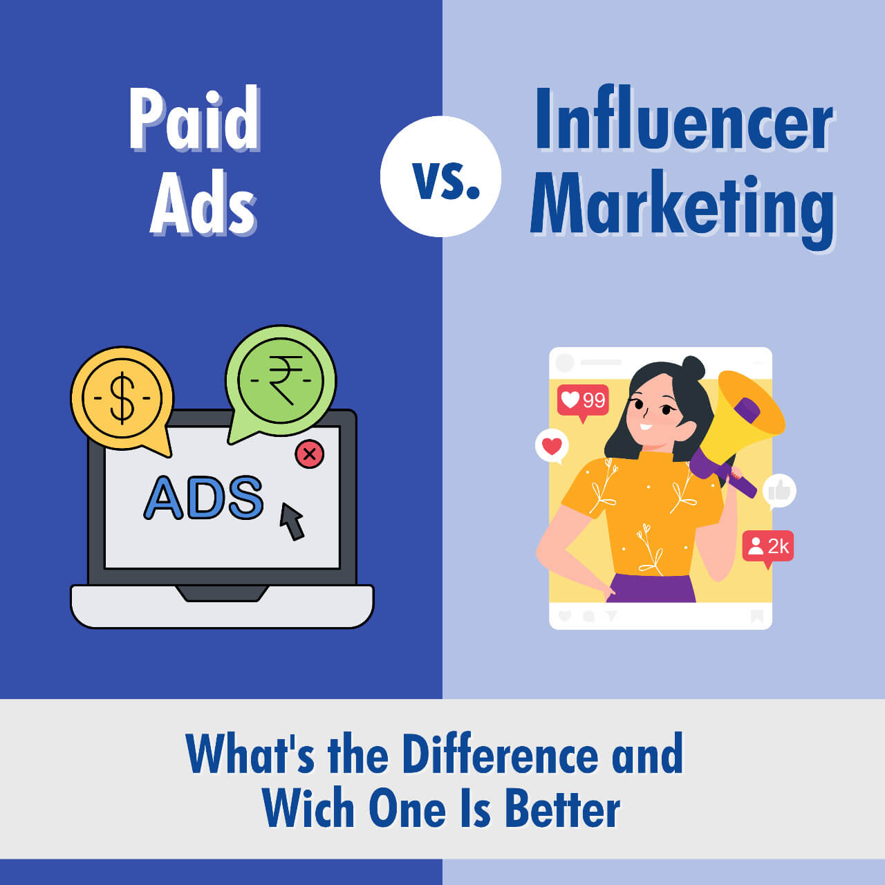 Paid Ads vs. Influencer Marketing