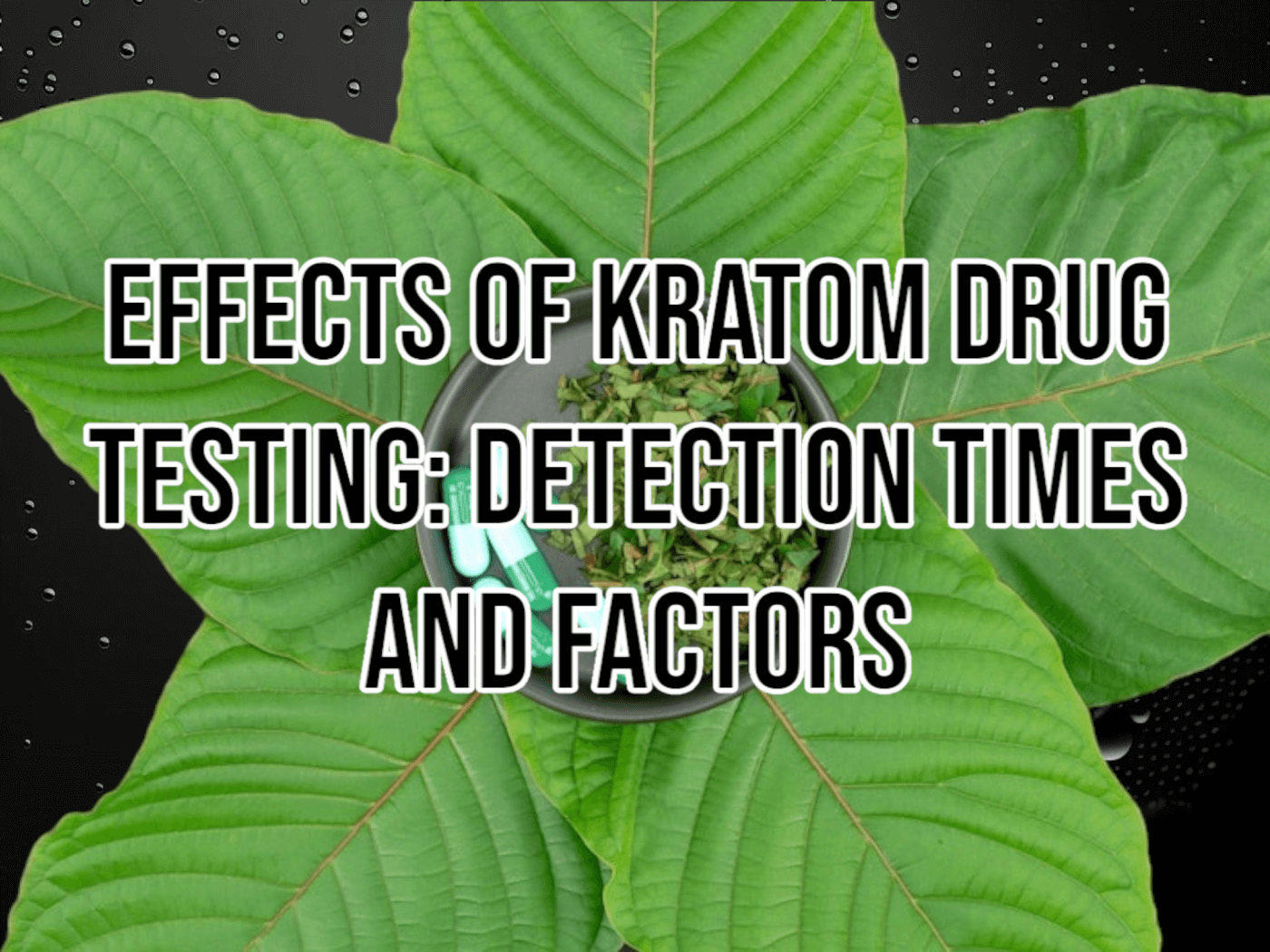 Effects of Kratom Drug Testing: Detection Times and Factors