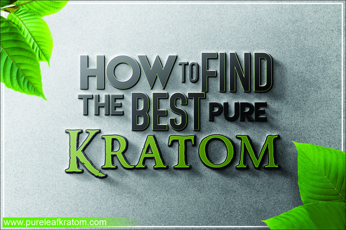 How To Find The Best Pure Kratom?