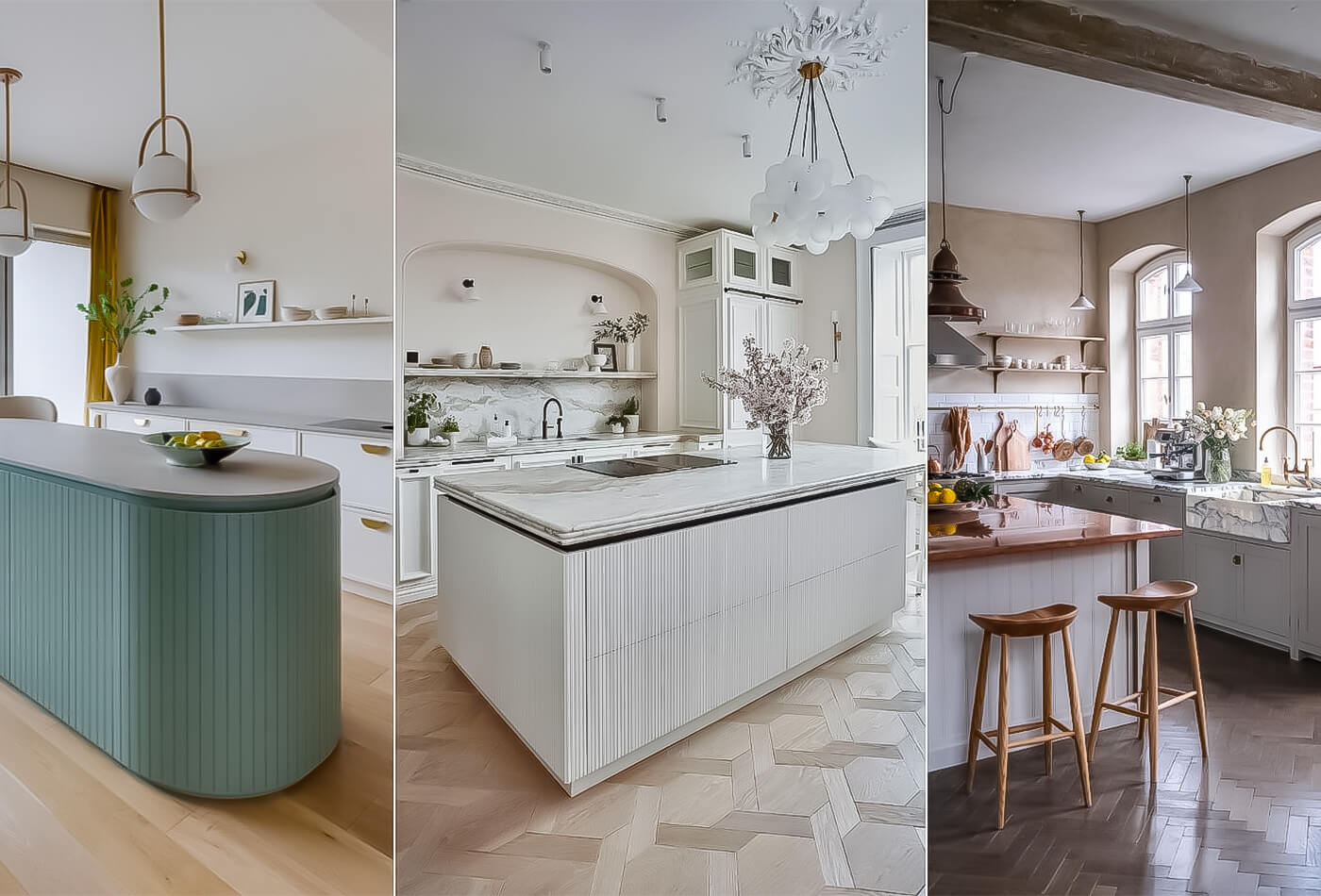 10 Modern Kitchen Worktop Edges Designs