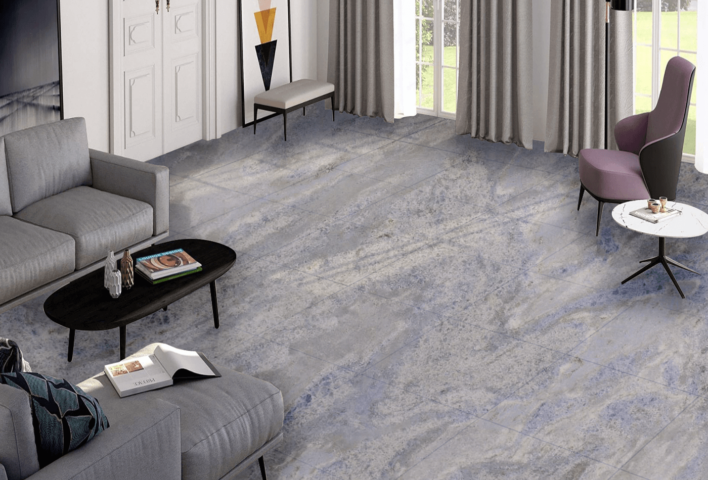 Australis Bookmatch Marble; Bring in Some Grandiose Look