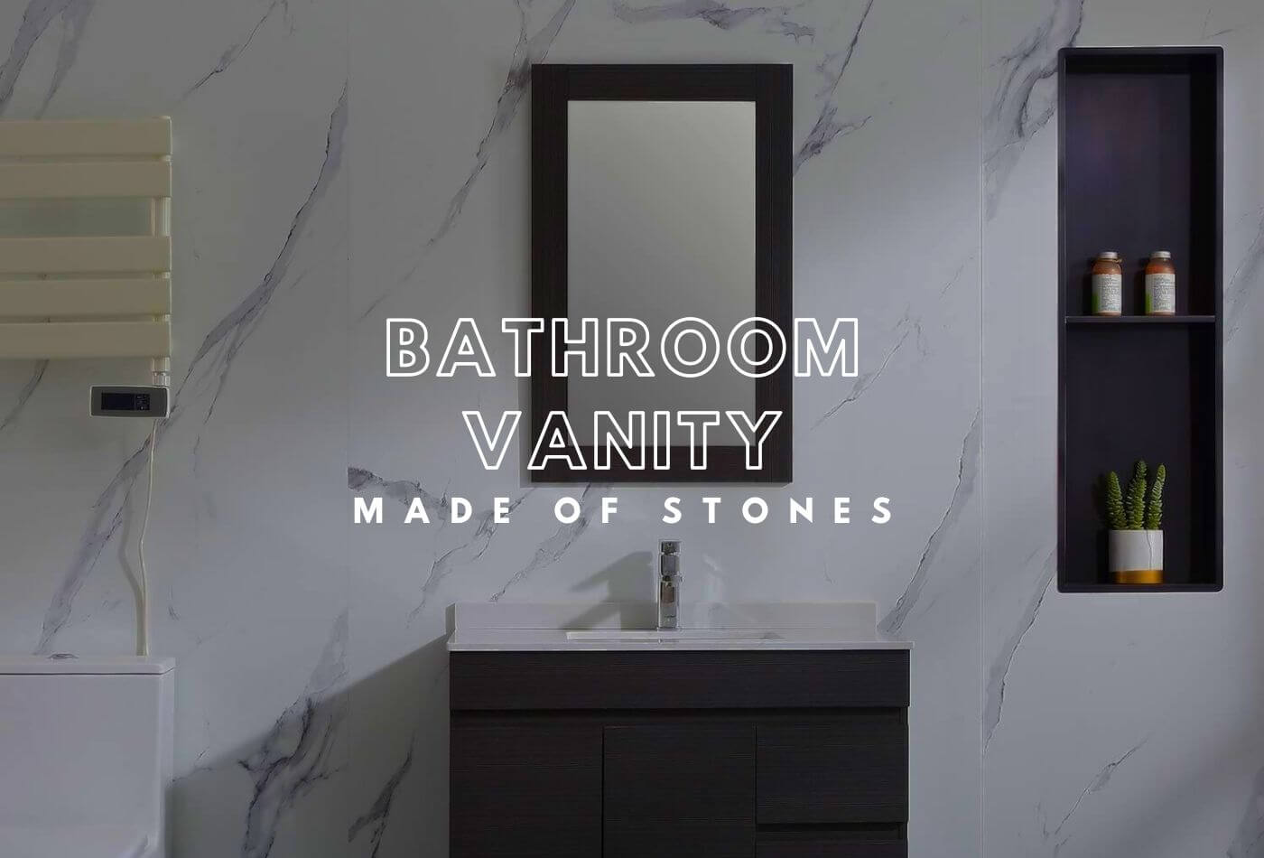 Bathroom Vanity Made Of Stones - A Fresh Update!