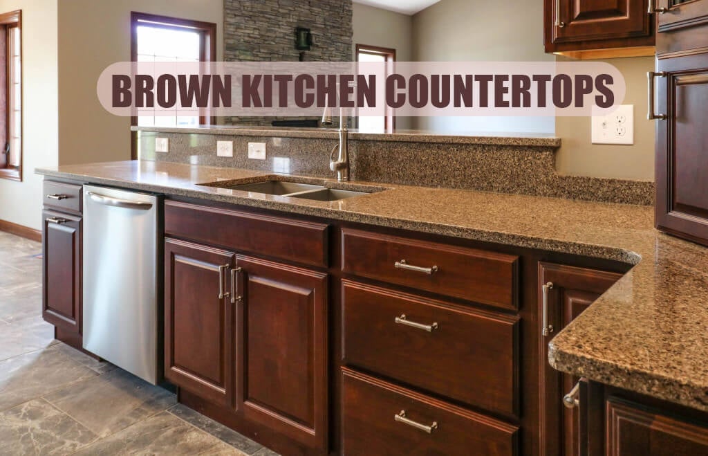 Chic Brown Kitchen Countertop: Elevate Your Home's Style